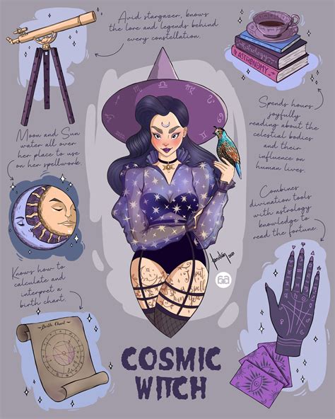 Cosmic witch costyme